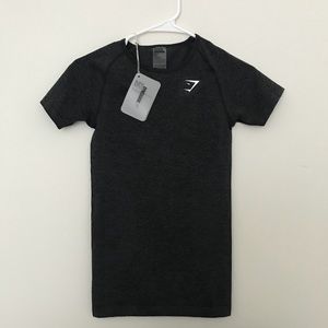 Gymshark Seamless Tshirt in Black Marl